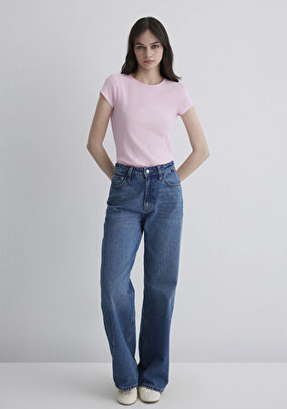 Pembe Basic Tişört 1613119-71008