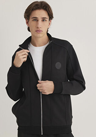 Mavi Pro Fermuarlı Siyah Sweatshirt 0S10354-71379