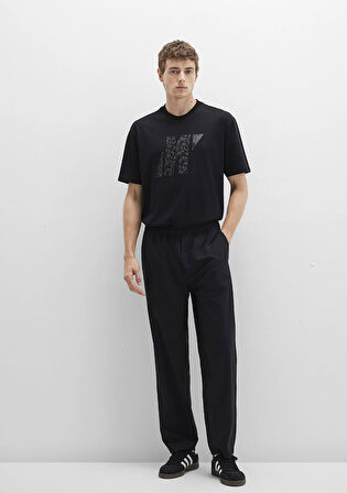 Siyah Spandex Pantolon 0010457-71379