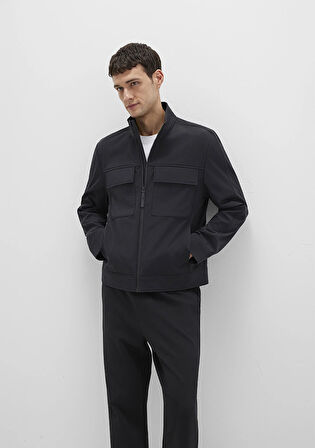 Cep Detaylı Siyah Ceket 0110646-71379