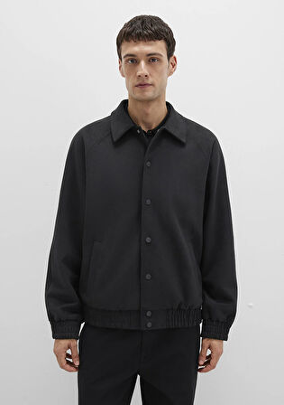 Siyah Suni Süet Ceket 0110649-71379