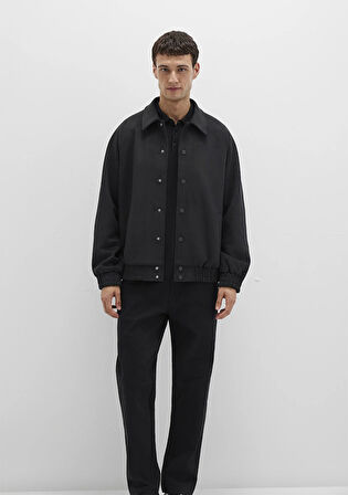 Siyah Suni Süet Ceket 0110649-71379