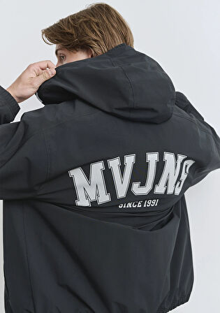 MVJNS Baskılı Kapüşonlu Mont 0110622-71379
