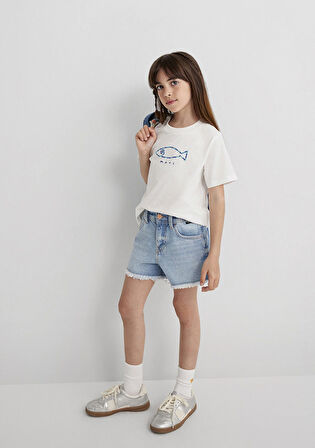 Melissa Açık Mavi Jean Şort 7410655-89489