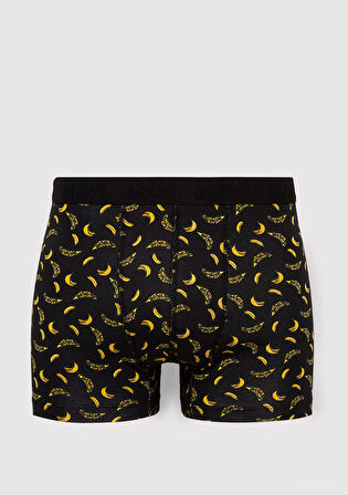 3lü Baskılı Siyah Boxer 0911910-900