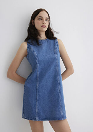 Elvira Akdeniz Indigo Mavisi Jean Elbise 1310716-90476