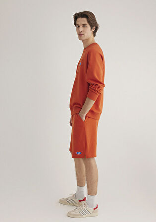 Mavi Logo Baskılı Turuncu Sweatshirt 0S10335-70435