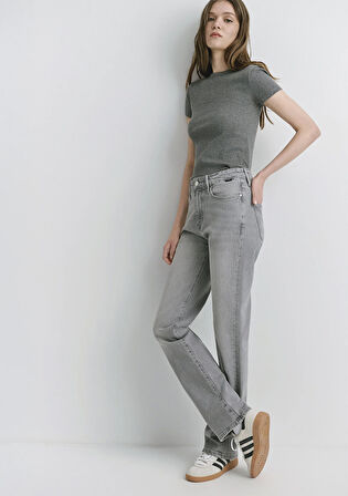 Jane Classic Denim Koyu Gri Jean Pantolon 1010917-89182