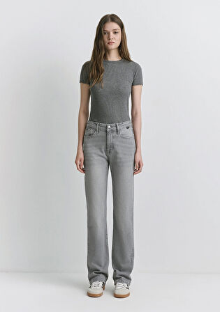 Jane Classic Denim Koyu Gri Jean Pantolon 1010917-89182