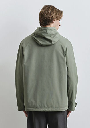 Kapüşonlu Yeşil Mont 0110620-80692
