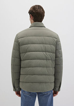 Yeşil Şişme Mont 0110599-85485