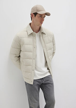 Bej Şişme Mont 0110599-70144