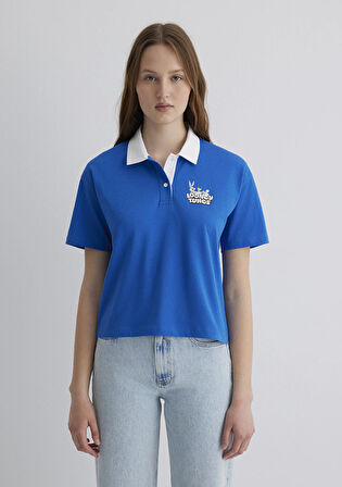 Bugs Bunny Baskılı Lacivert Tişört 1613355-81330