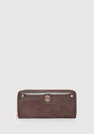 Suni Süet Kahverengi Cüzdan 1913338-88062