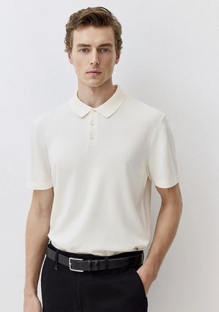 Ekru Triko Polo 0710248-70057