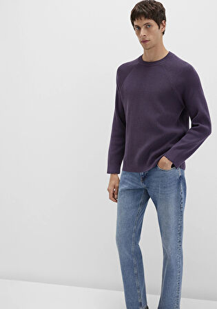 Bisiklet Yaka Mor Kazak 0710307-70688