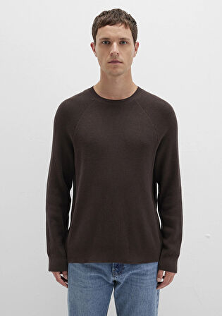 Bisiklet Yaka Kahverengi Kazak 0710307-70219