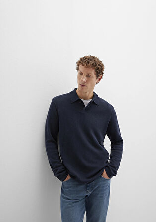 Lacivert Triko Polo 0710352-70490