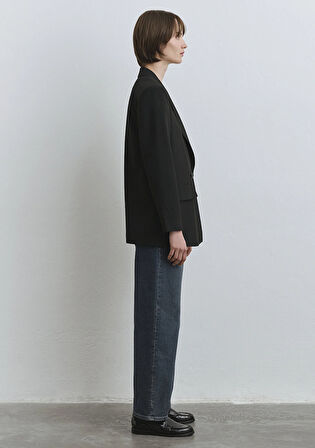 Siyayh Çizgili Blazer 1110519-85353