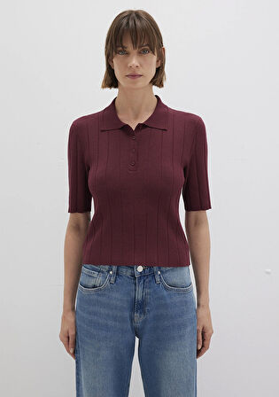 Bordo Triko Polo 1710682-70415