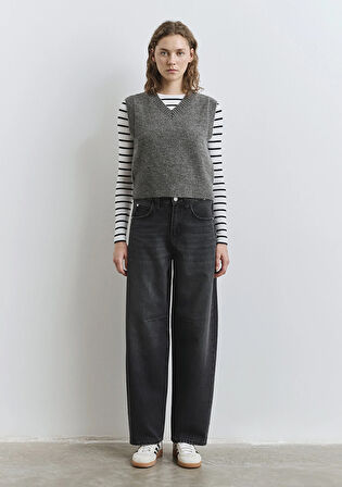 Yün Karışımlı Antrasit Süveter 1710711-87829