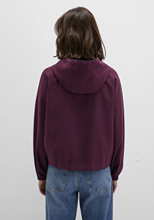 Kapüşonlu Bordo Ceket 110775-87830
