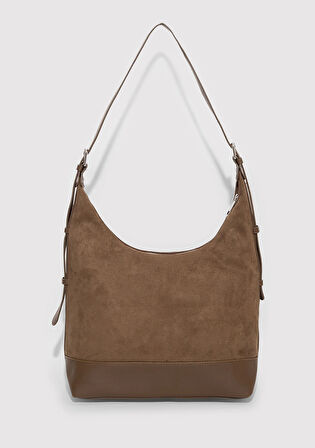 Suni Süet Haki Omuz Çantası 1913473-71821