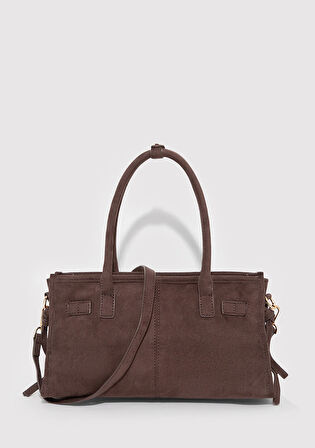 Suni Süet Kahverengi Omuz Çantası 1913474-88062