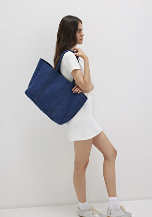 Denim Omuz Çantası 1913493-10241