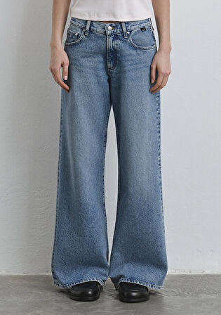 Sandy Extra Wide Açık Mavi Jean Pantolon 1012634-90598