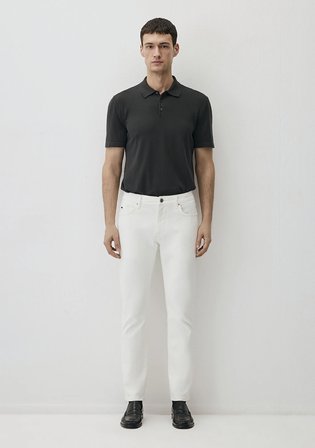 Marcus Edition Beyaz Jean Pantolon 0035190581