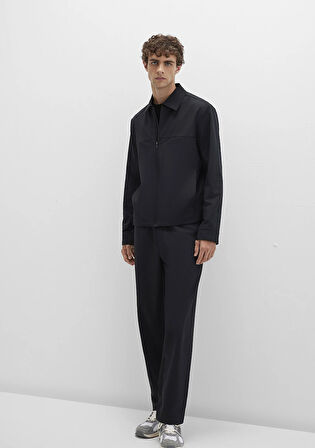 Siyah Spandex Spor Pantolon 0010503-71379