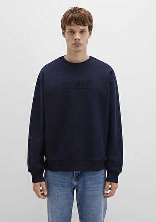 Mavi Logo Lacivert Sweatshirt 0S10412-86415
