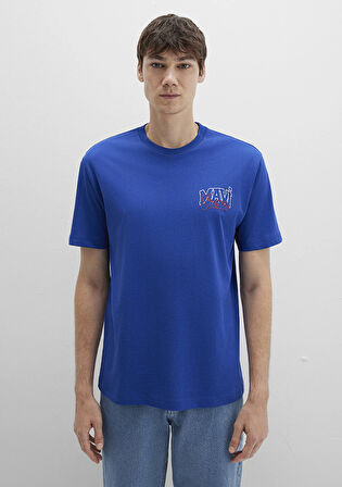 Mavi Jeans Baskılı Mavi Tişört 0612937-70907