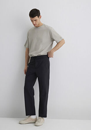 Spandex Siyah Jogger Pantolon 0010502-71379
