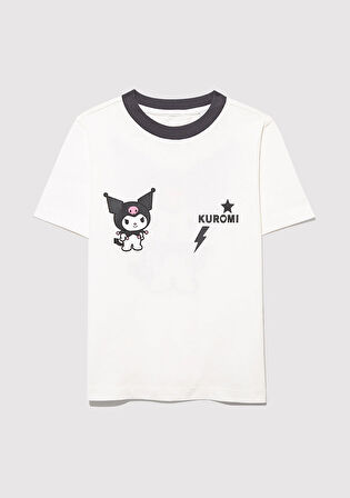 Kuromi Baskılı Ekru Tişört 7610378-70057