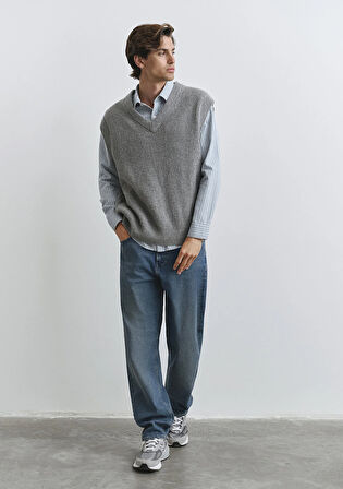 Toronto Street Puslu Indigo Mavisi Jean Pantolon 0010289-90625