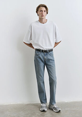 Lisbon Street Puslu Açık Mavi Jean Pantolon 0010039-90630