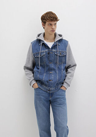 Lenny 90lar Vintage Indigo Mavi Jean Ceket 0112735-90399