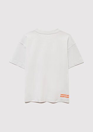 Baskılı Gri Tişört 6610355-90782