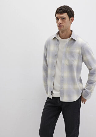 Kareli Mavi Gömlek 0211637-90847