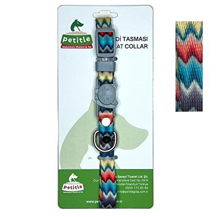 Petitle Güvenlik Kilitli Kedi Tasması