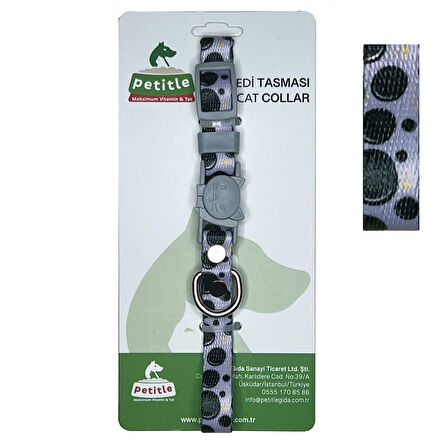 Petitle Güvenlik Kilitli Kedi Tasması