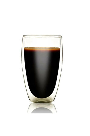 Mithra Life 500ML Çift Cidarlı Isı Yalıtımlı Cam Şeffaf Kupa Bardak MIT1205