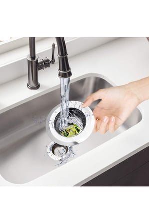 Büyük Boy Paslanmaz Çelik Lavabo Süzgeci 11,5 cm MIT1356
