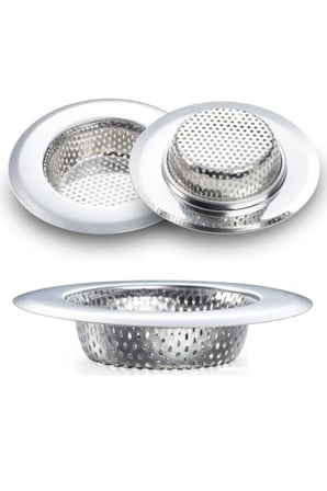 Büyük Boy Paslanmaz Çelik Lavabo Süzgeci 11,5 cm MIT1356