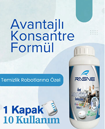 Konsantre Robot Süpürge Solüsyonu 500ml