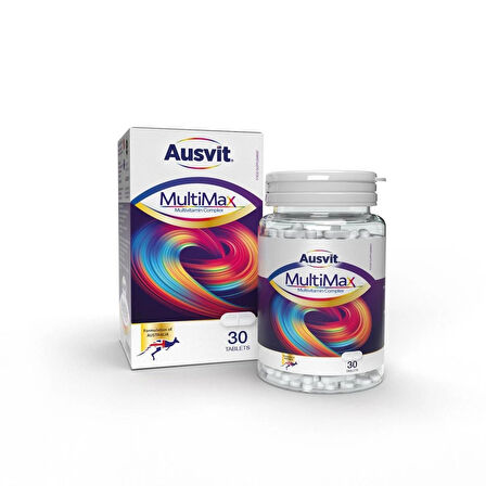 Multimax Adult – Multivitamin ve Multimineral İçeren Tablet Takviye Edici Gıda 30 Tb