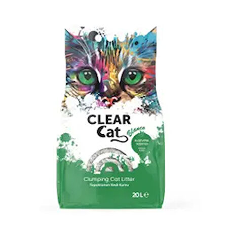 CLEARCAT BLANCO ALOE VERA BENTONİT KEDİ KUMU 20 LT