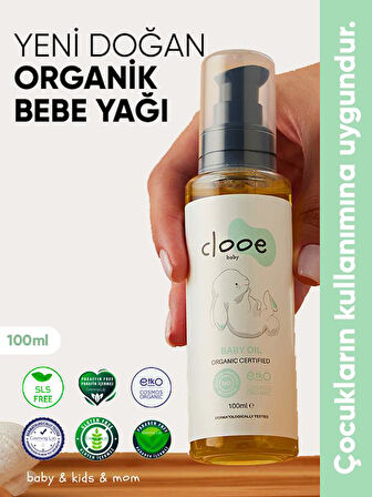 Clooe Organik Bebek Yağı (100ml) - 2'li Fırsat Paketi